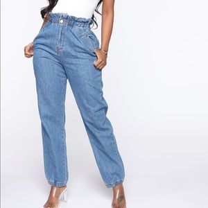 Fashion Nova Jeans - Paper Bag Style Jeans